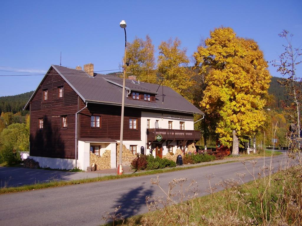 Hotel Penzion Bazum à Horní Vltavice Extérieur photo